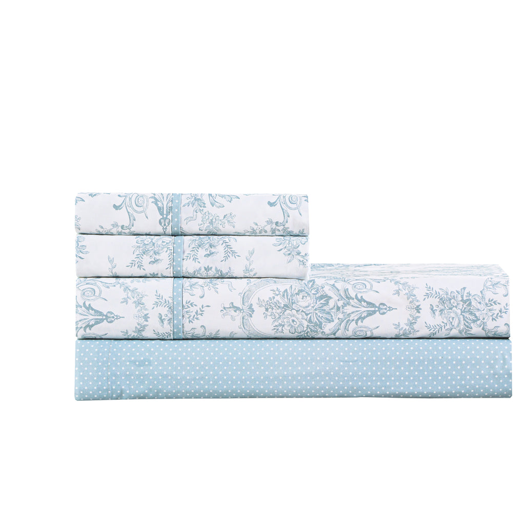 Chantal (Aqua) (ΣΕΤ ΣΕΝΤΟΝΙΑ Υ/Δ 245×270+2 ΜΑΞ/ΘΗΚΕΣ 52×75) 210TC