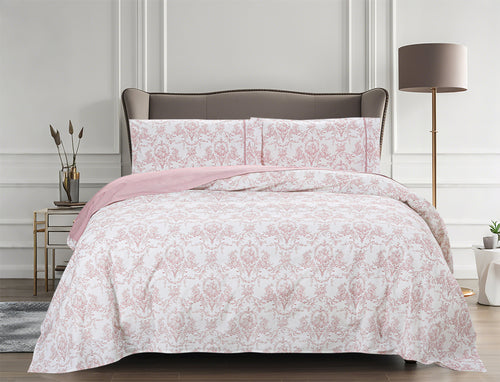 Chantal (Pink) (ΣΕΤ ΣΕΝΤΟΝΙΑ Υ/Δ 245×270+2 ΜΑΞ/ΘΗΚΕΣ 52×75) 210TC