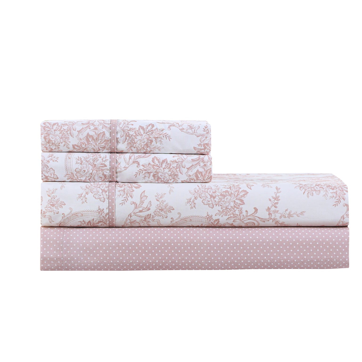 Chantal (Pink) (ΣΕΤ ΣΕΝΤΟΝΙΑ Υ/Δ 245×270+2 ΜΑΞ/ΘΗΚΕΣ 52×75) 210TC