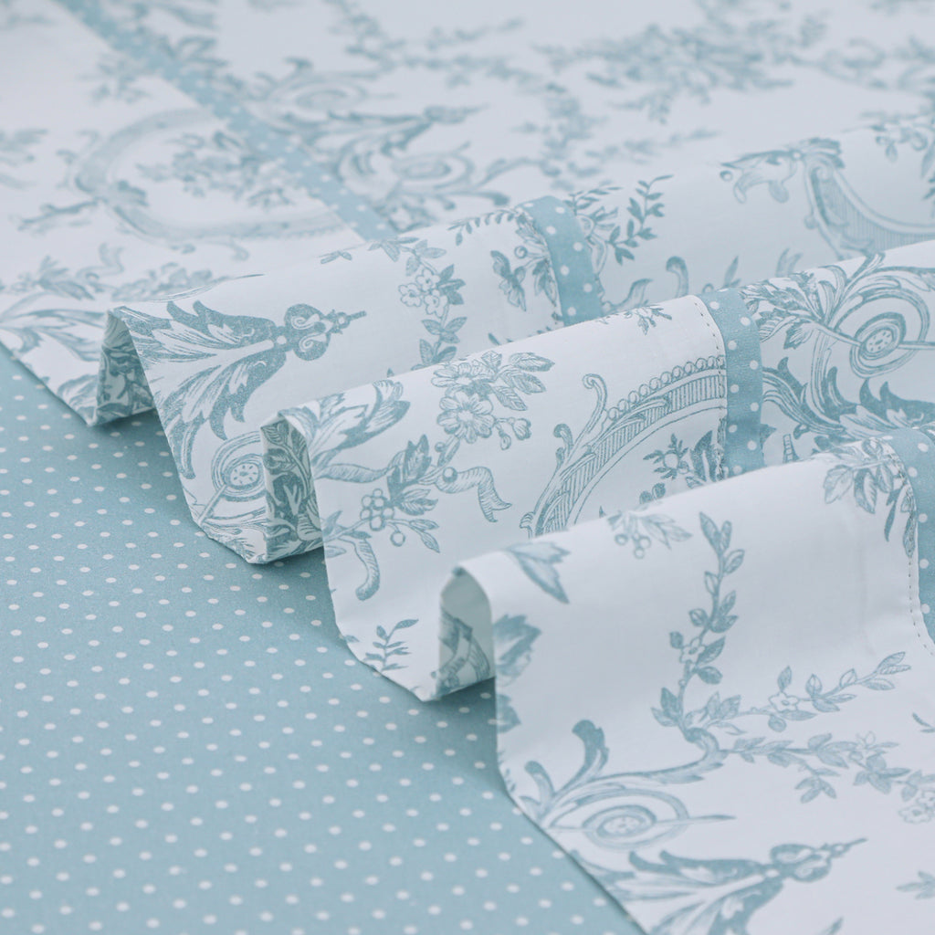 Chantal (Aqua) (ΣΕΤ ΣΕΝΤΟΝΙΑ Υ/Δ 245×270+2 ΜΑΞ/ΘΗΚΕΣ 52×75) 210TC
