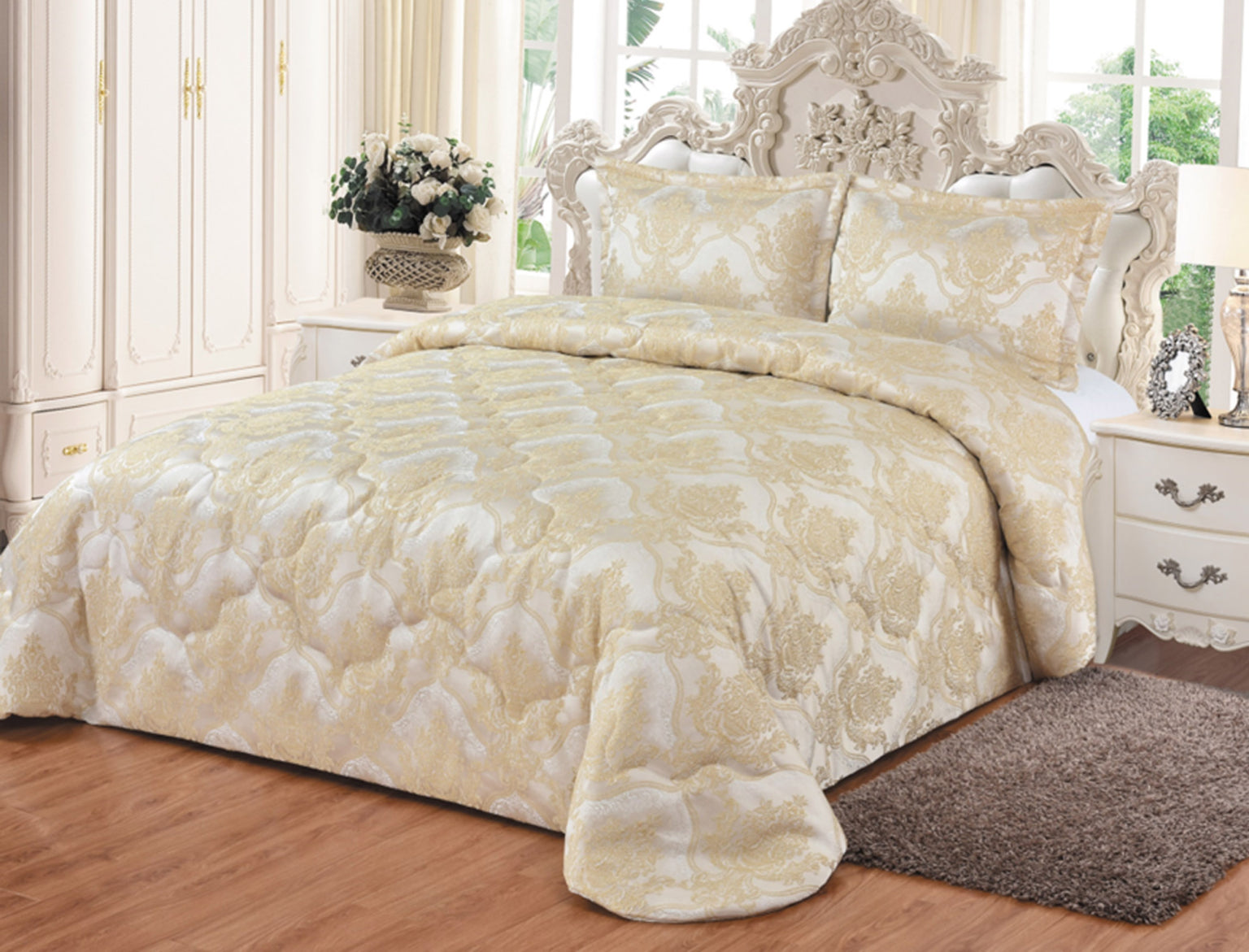 Classico ΠΑΠΛΩΜΑ 240X250 + Μαξ/θήκες (Cream)