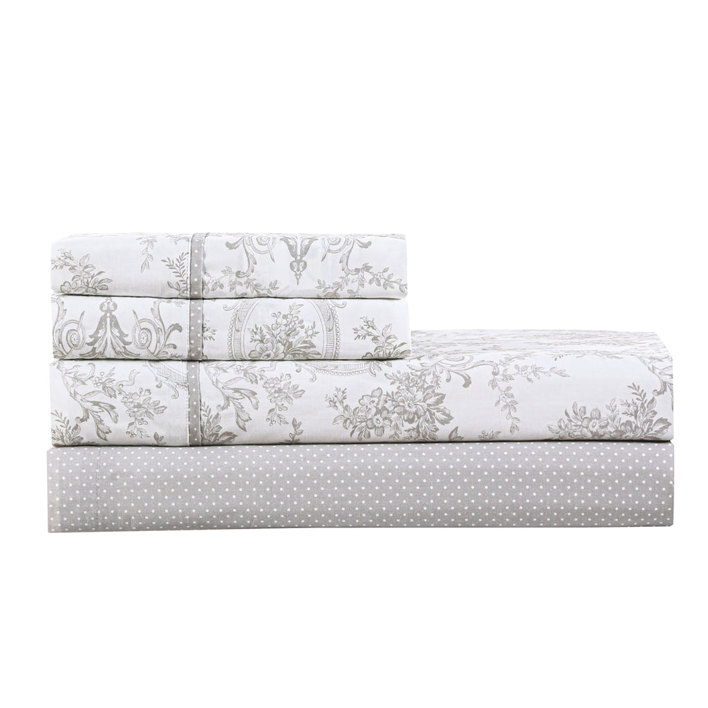 Chantal (Beige) (ΣΕΤ ΣΕΝΤΟΝΙΑ Υ/Δ 245×270+2 ΜΑΞ/ΘΗΚΕΣ 52×75) 210TC