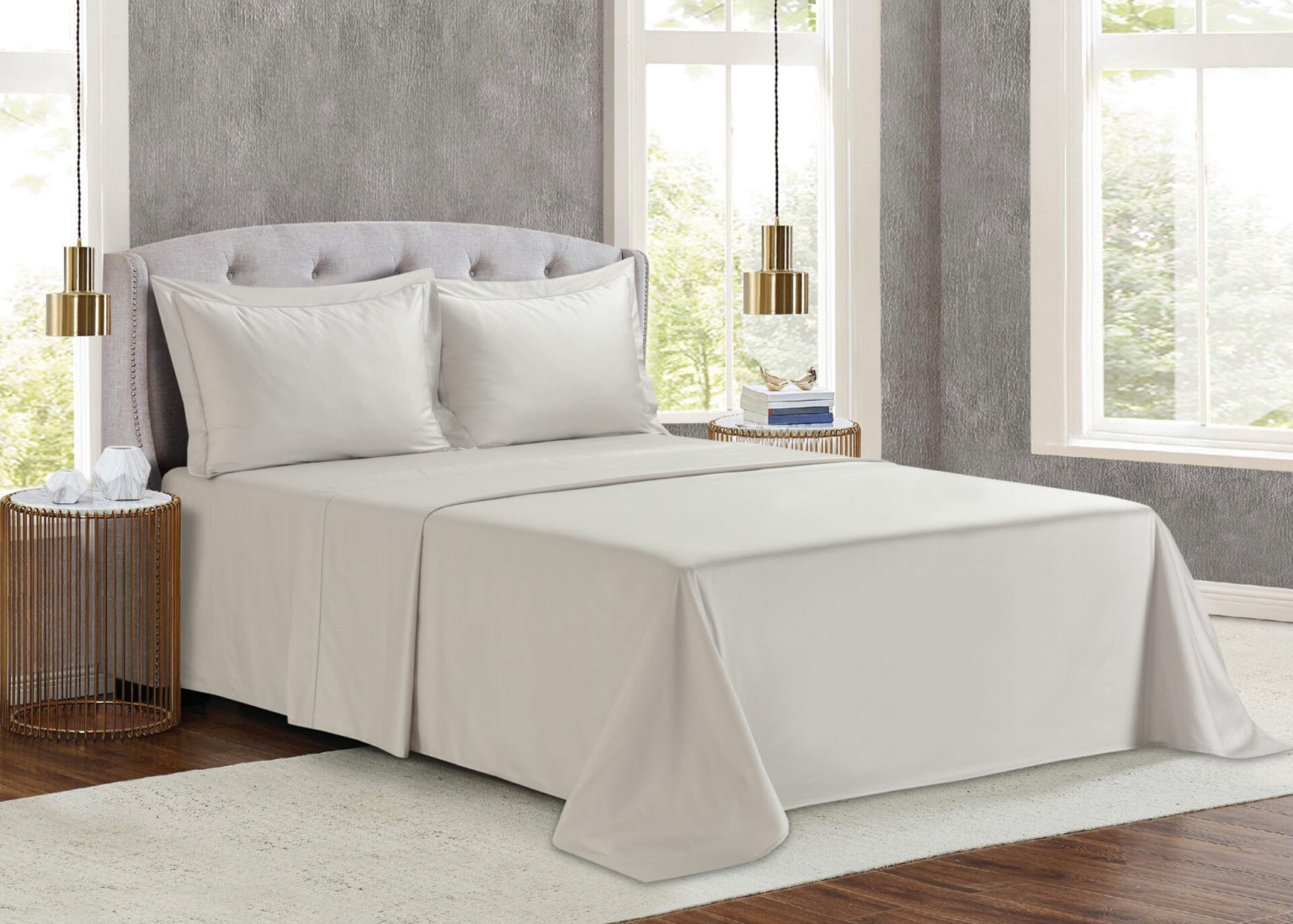 Monaco (Beige) (ΣΕΤ ΣΕΝΤΟΝΙΑ Υ/Δ 245×270+2 ΜΑΞ/ΘΗΚΕΣ 52×75) 300TC