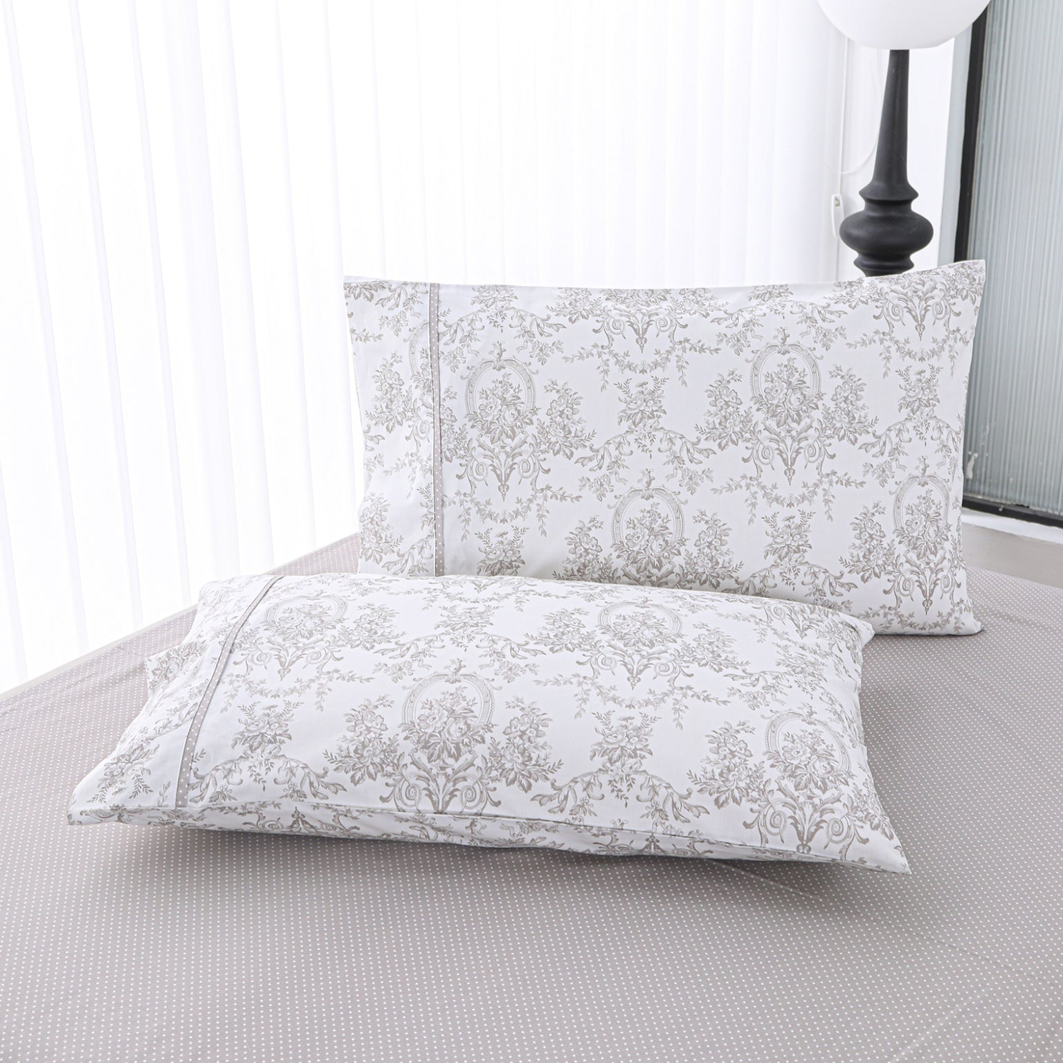 Chantal (Beige) (ΣΕΤ ΣΕΝΤΟΝΙΑ Υ/Δ 245×270+2 ΜΑΞ/ΘΗΚΕΣ 52×75) 210TC