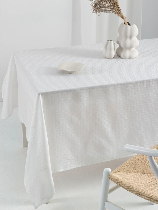 Τραπεζομάντηλο Αλεκιαστο Formal Dinner 175x320 MILLY WHITE