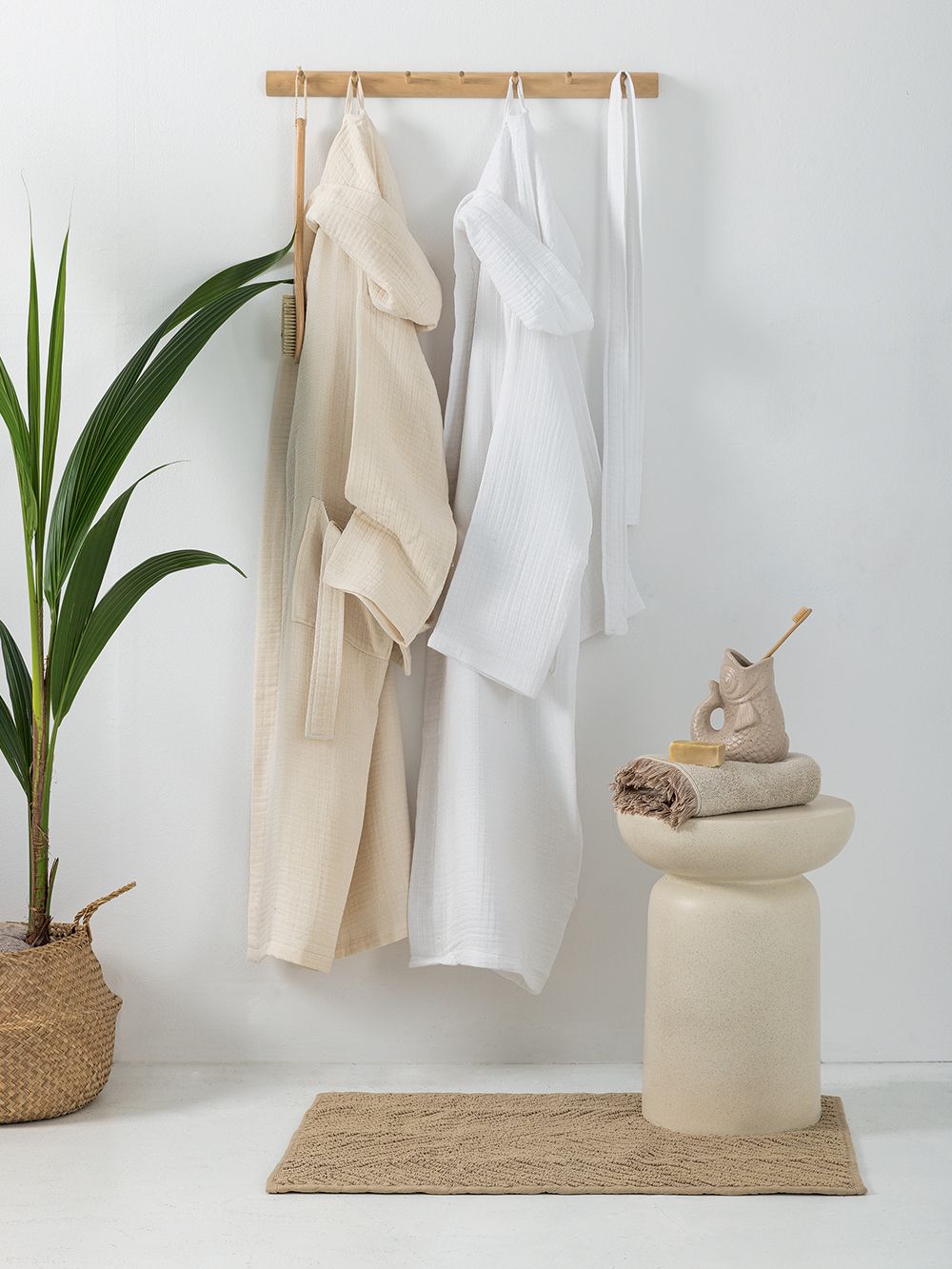 Μπουρνούζι Bath Collection MOUS NATURAL