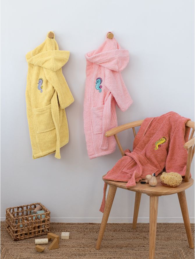 Μπουρνούζι με Κουκούλα Kids Bath TAMI