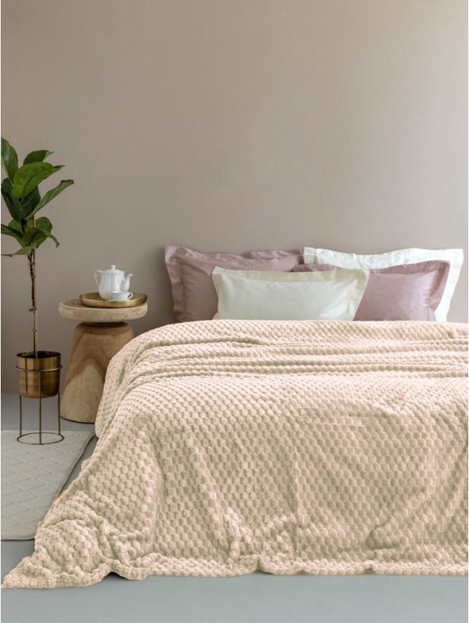 Κουβέρτα Fleece 160x220 ASTER CREME