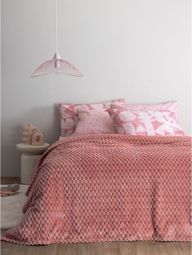 Κουβέρτα Fleece 160x220 ASTER ROSE