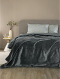 Κουβέρτα Fleece 220x240 LUCY COAL