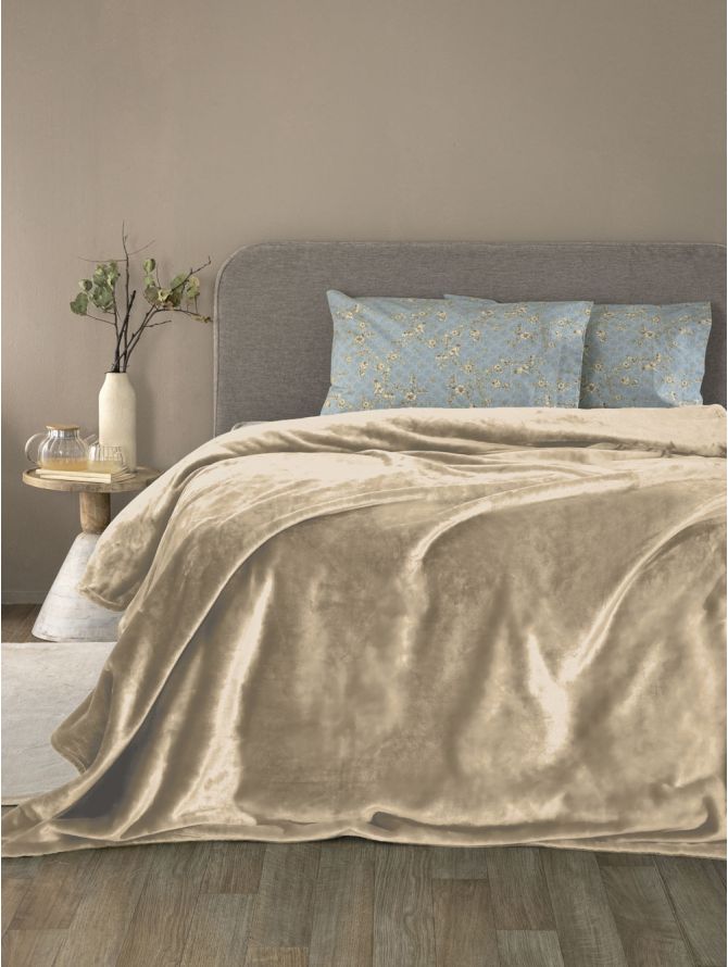 Κουβέρτα Fleece 220x240 LUCY FOG