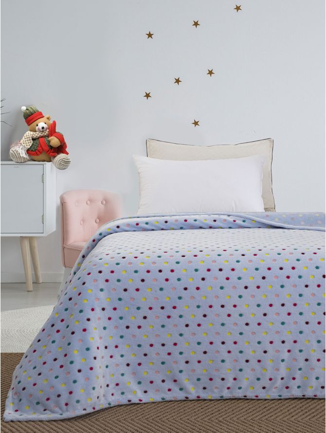 Κουβέρτα Fleece Μονή Φωσφοριζέ 160x220 BUBBLE