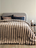 Κουβερτοπάπλωμα Υπέρδιπλο 230x250 CATE BEIGE