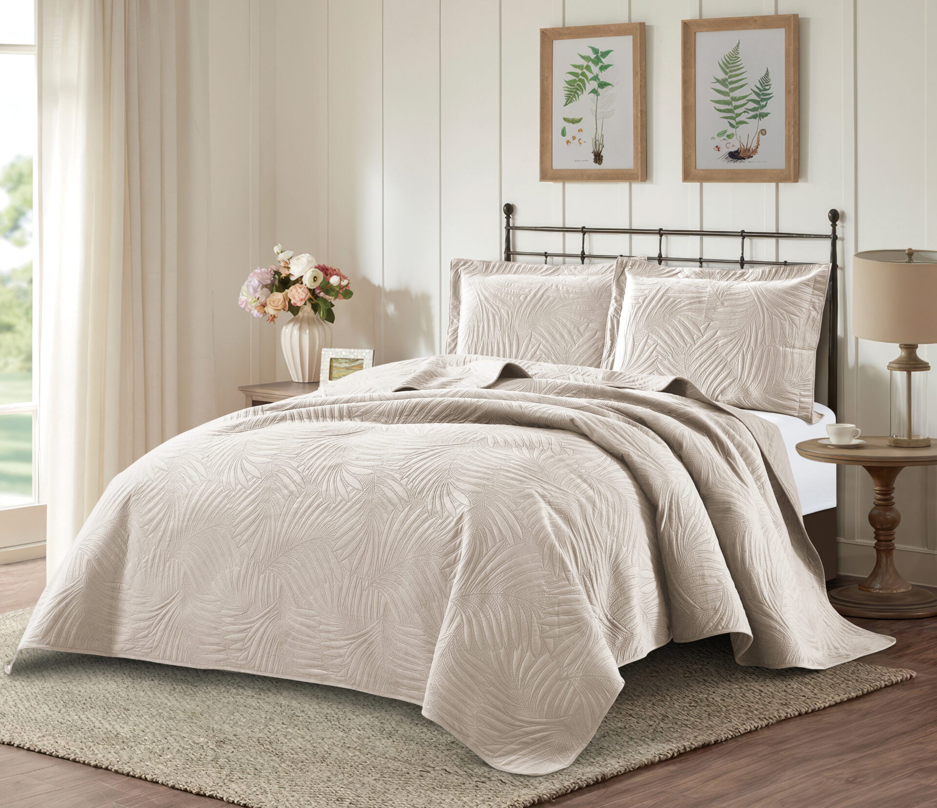 Liolios | Ibiza (Beige) Bedspread